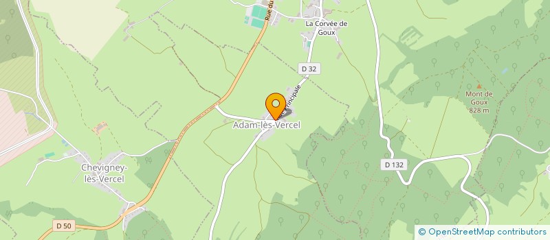localisation de l'entreprise EARL DETOUILLON à ADAM LES VERCEL