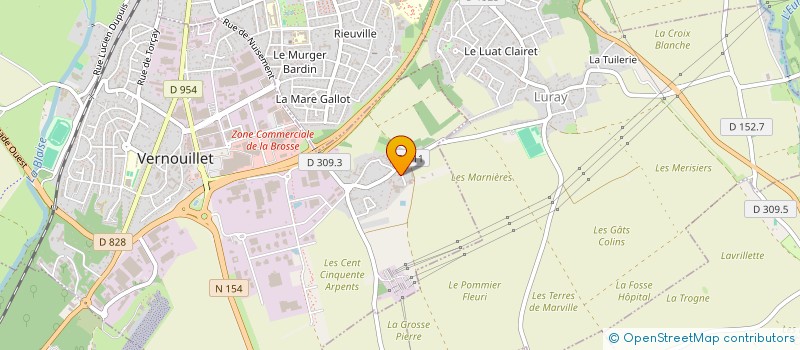 localisation de l'entreprise EARL DEULET à VERNOUILLET