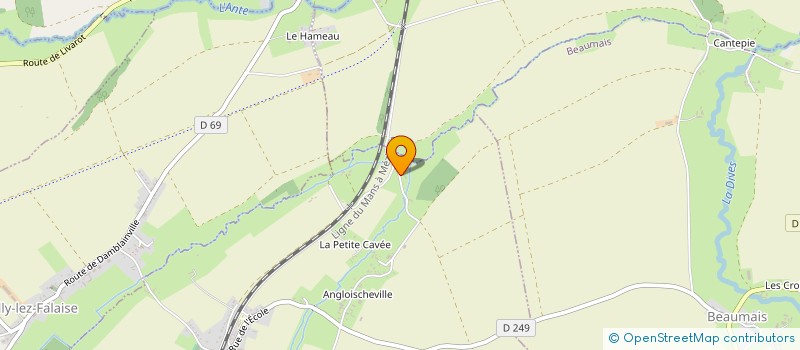 localisation de l'entreprise EARL DEVAUX  FRESNE-LA-MERE