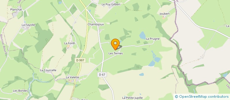 localisation de l'entreprise EARL DEVEUX à SAINT-PIERRE-LE-BOST