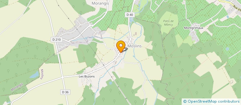 localisation de l'entreprise EARL DHP CCO  MOSLINS