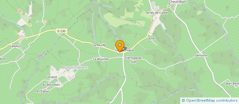 localisation de l'entreprise EARL DIDIER ARNAUD  MONPRIMBLANC