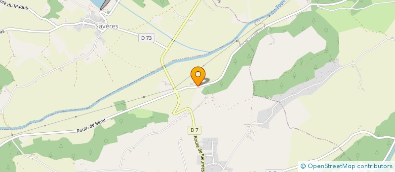 localisation de l'entreprise EARL DINTILHAC  LABASTIDE-CLERMONT