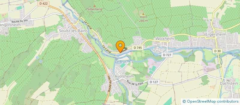 localisation de l'entreprise EARL DISCHLER  WOLXHEIM