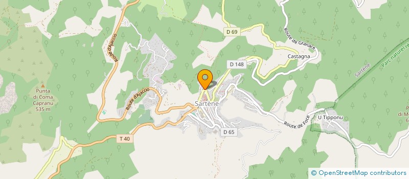 localisation de l'entreprise EARL DISTILLERIE LISTINCU à SARTENE