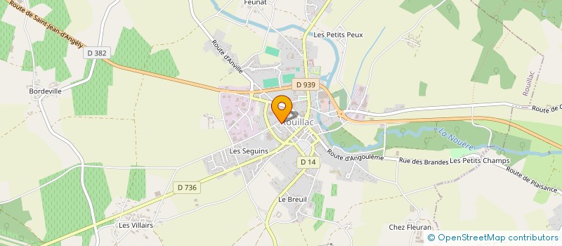 localisation de l'entreprise EARL DIX NEUF à VAUX-ROUILLAC