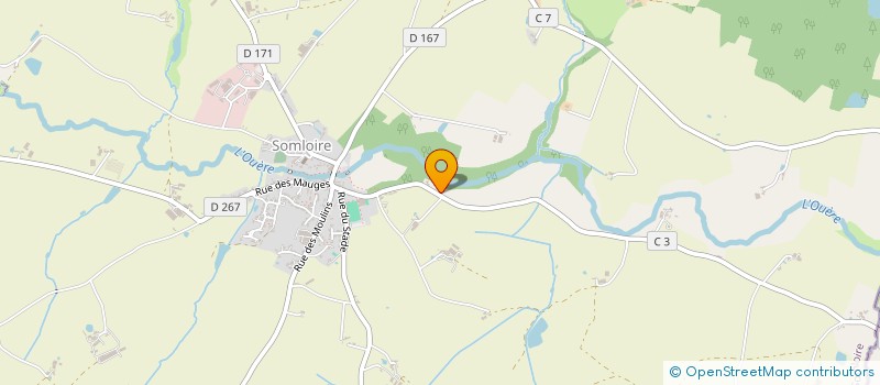 localisation de l'entreprise EARL DIXNEUF GILLES  SOMLOIRE