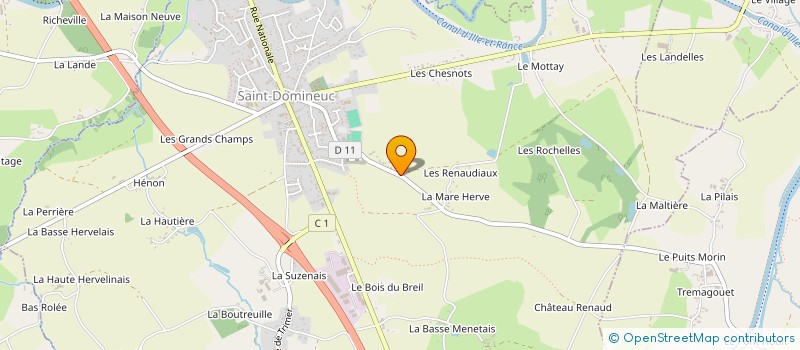 localisation de l'entreprise EARL DOCMAEL à SAINT-DOMINEUC