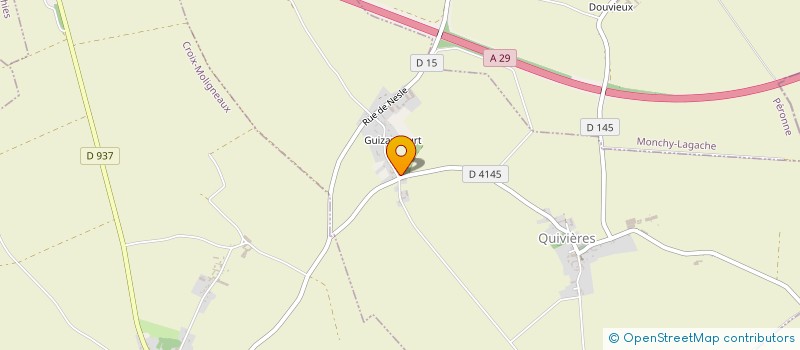 localisation de l'entreprise EARL DODEUIL  QUIVIERES