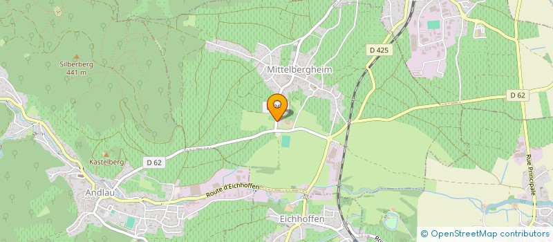 localisation de l'entreprise EARL DOMAINE ALFRED WANTZ  MITTELBERGHEIM