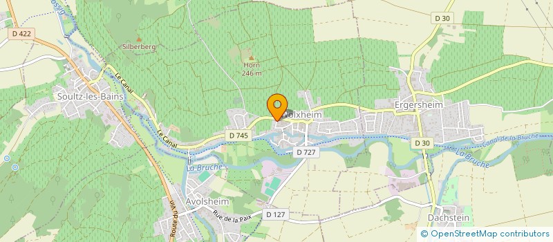 localisation de l'entreprise EARL DOMAINE ANDRE REGIN  WOLXHEIM