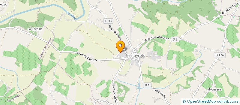 localisation de l'entreprise EARL DOMAINE AS CLOTS  CESTAYROLS