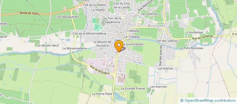 localisation de l'entreprise EARL DOMAINE AUDEBERT ET FILS  BOURGUEIL