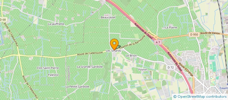 localisation de l'entreprise EARL DOMAINE BERTHET-RAYNE  COURTHEZON