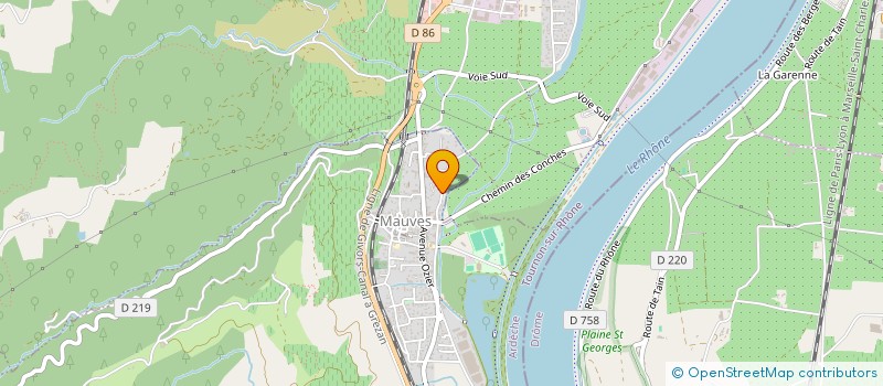 localisation de l'entreprise EARL DOMAINE BLACHON  MAUVES