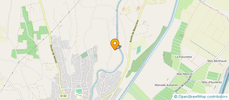 localisation de l'entreprise EARL DOMAINE BRESSAC ET PETIT FILS  SAINT-GILLES