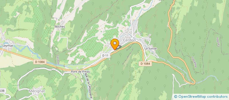 localisation de l'entreprise EARL DOMAINE BUFFARD à CERDON