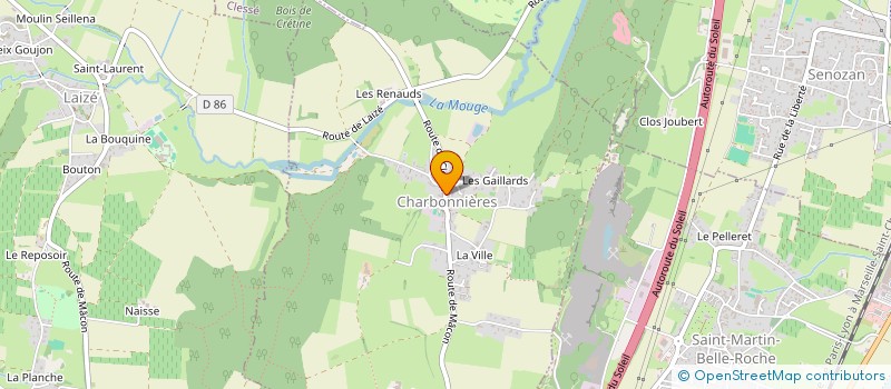 localisation de l'entreprise EARL DOMAINE DAMIEN BERTHELON  CLESSE