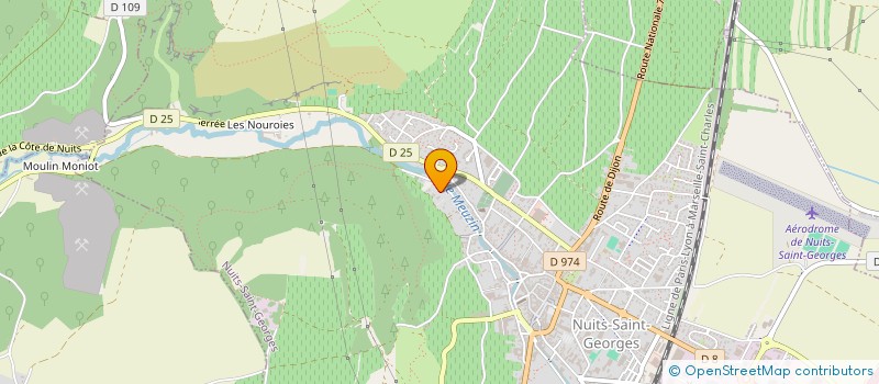 localisation de l'entreprise EARL DOMAINE DANIEL BOCQUENET à NUITS-SAINT-GEORGES