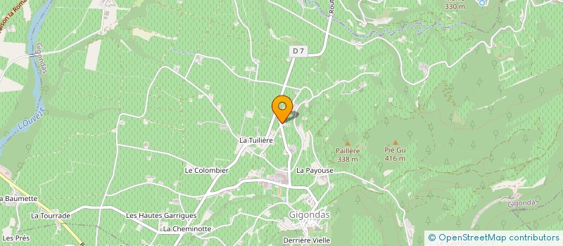 localisation de l'entreprise EARL DOMAINE DE FONT SANE  GIGONDAS