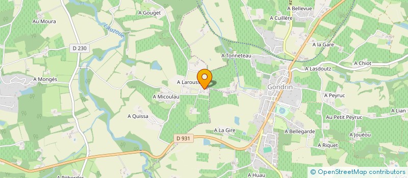 localisation de l'entreprise EARL DOMAINE DE L'AIRIAL  LAGRAULET-DU-GERS