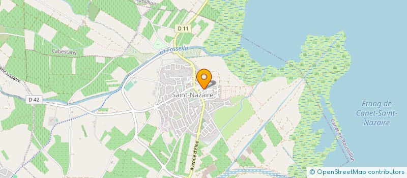 localisation de l'entreprise EARL DOMAINE DE L'ARCA à SAINT-NAZAIRE