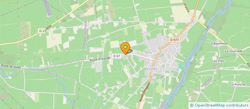 localisation de l'entreprise EARL DOMAINE DE L'ESPIGOUETTE  VIOLES