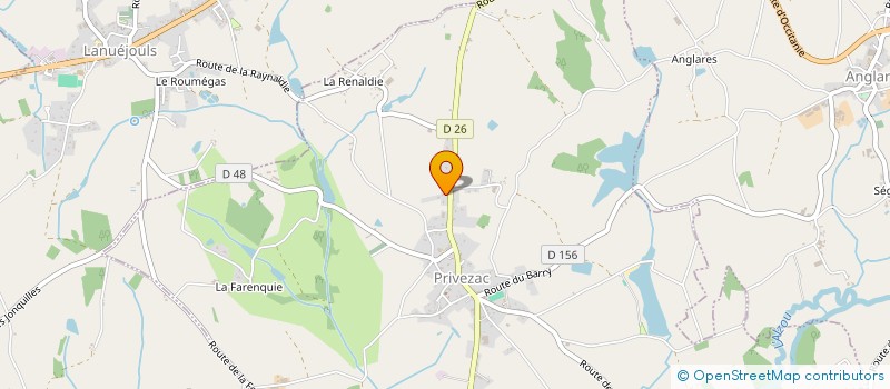 localisation de l'entreprise EARL DOMAINE DE LA BROUTHIE  MALEVILLE