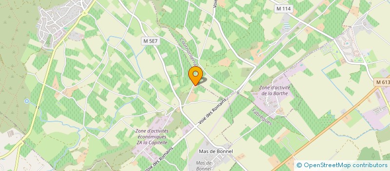 localisation de l'entreprise EARL DOMAINE DE LA CROIX DE SAINT JULIEN  COURNONSEC