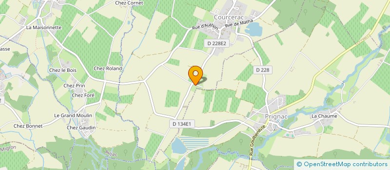 localisation de l'entreprise EARL DOMAINE DE LA FONTAINE à SONNAC