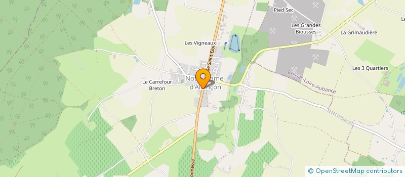 localisation de l'entreprise EARL DOMAINE DE LA MARE à TERRANJOU