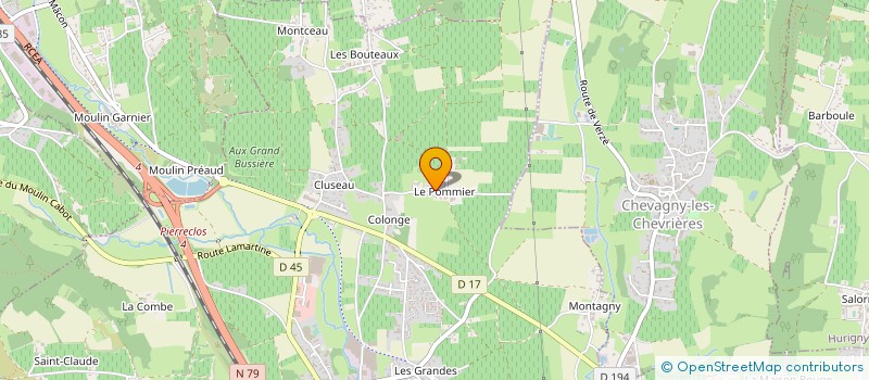 localisation de l'entreprise EARL DOMAINE DE LA PIERRE DES DAMES à PRISSE
