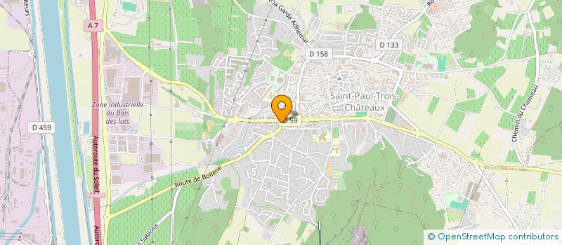 localisation de l'entreprise EARL DOMAINE DE LA ROBINE  SAINT-PAUL-TROIS-CHATEAUX