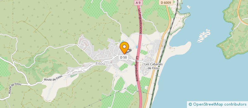 localisation de l'entreprise EARL DOMAINE DE LA ROCHELIERRE  FITOU