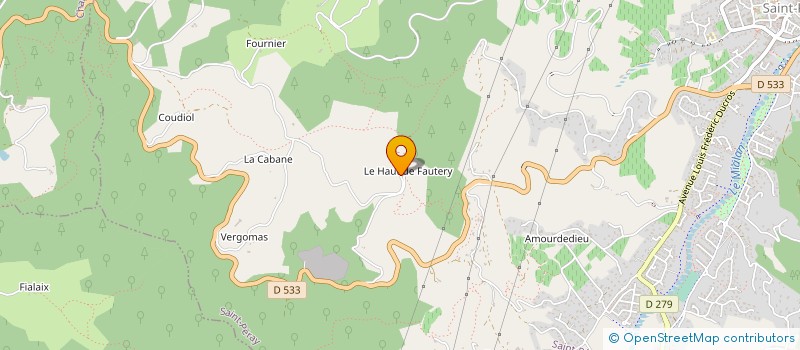 localisation de l'entreprise EARL DOMAINE DE LA SARBECHE  SAINT-PERAY