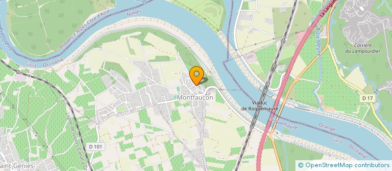 localisation de l'entreprise EARL DOMAINE DE MONTFAUCON  MONTFAUCON