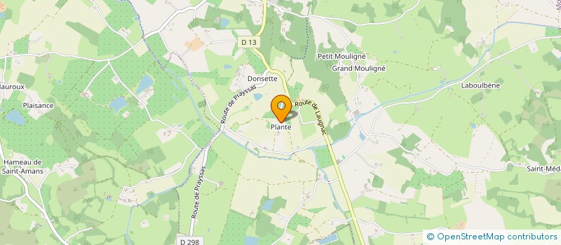 localisation de l'entreprise EARL DOMAINE DE PLANTE HAUT  MONTPEZAT