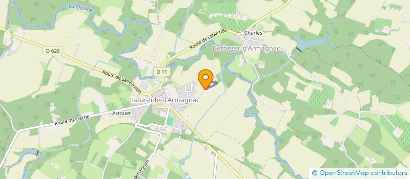 localisation de l'entreprise EARL DOMAINE DE RIBERE  AIRE-SUR-L'ADOUR