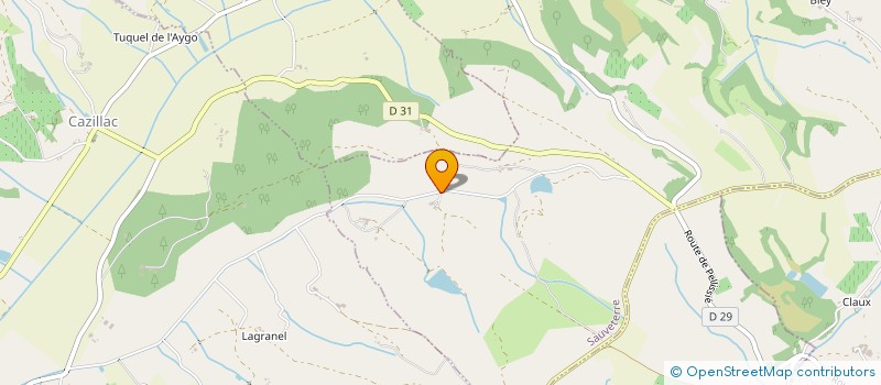 localisation de l'entreprise EARL DOMAINE DE VALEILLES à SAUVETERRE