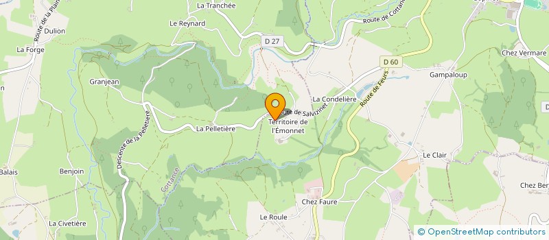 localisation de l'entreprise EARL DOMAINE DES ALAIS à COTTANCE