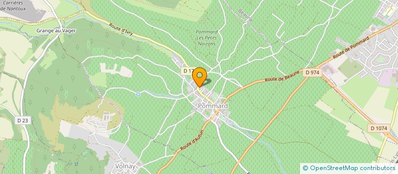localisation de l'entreprise EARL DOMAINE DOMINIQUE ROY JACQUELIN à POMMARD
