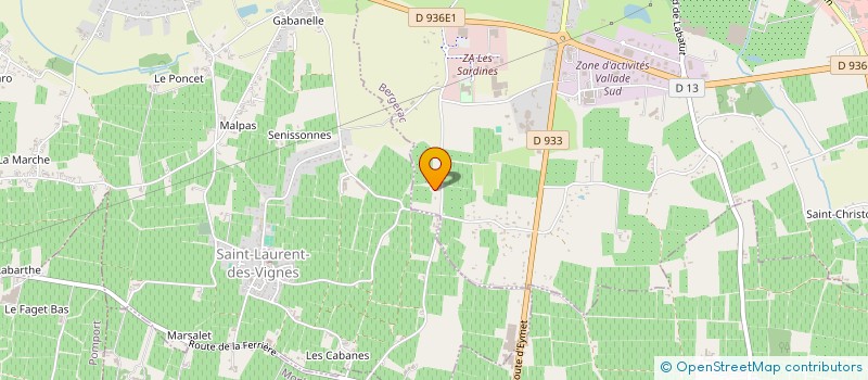 localisation de l'entreprise EARL DOMAINE DU CONTY à BERGERAC