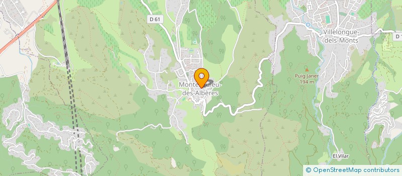 localisation de l'entreprise EARL DOMAINE DU ROI  MONTESQUIEU-DES-ALBERES