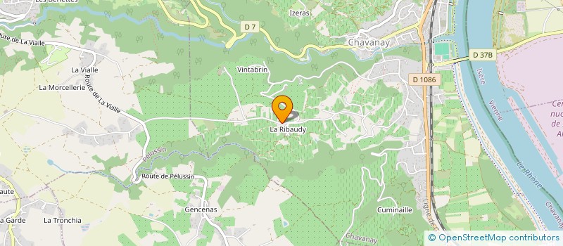 localisation de l'entreprise EARL DOMAINE FAURY  CHAVANAY