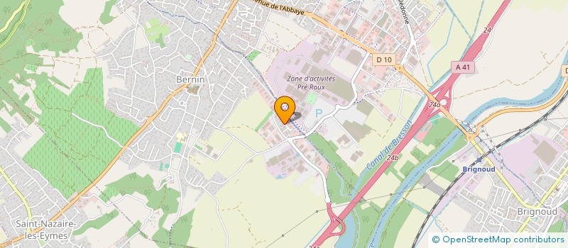 localisation de l'entreprise EARL DOMAINE FINOT  BERNIN