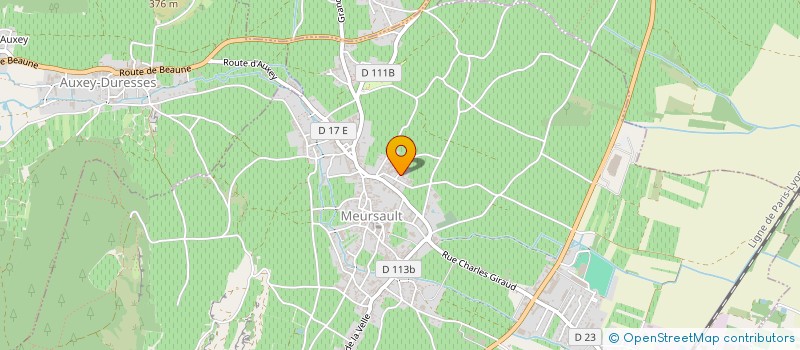 localisation de l'entreprise EARL DOMAINE FRANCOIS ET ANTOINE JOBARD  MEURSAULT