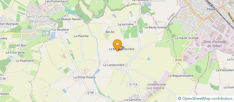 localisation de l'entreprise EARL DOMAINE GAUTHIER  SAINT-HILAIRE-DE-CLISSON