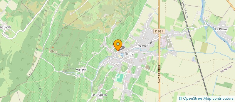 localisation de l'entreprise EARL DOMAINE GOUFFIER  FONTAINES