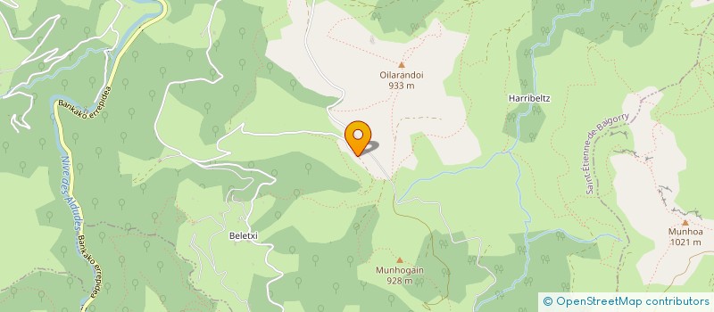 localisation de l'entreprise EARL DOMAINE GUTIZIA à SAINT-ETIENNE-DE-BAIGORRY