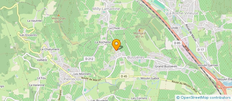 localisation de l'entreprise EARL DOMAINE JEAN-PHILIPPE BAPTISTA  BUSSIERES